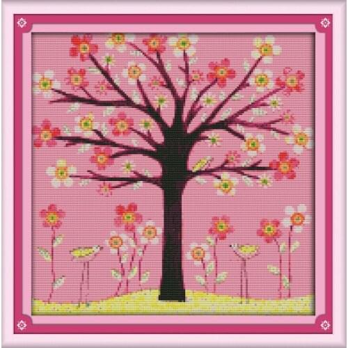 Everlasting Love Christmas Yearning For Spring (10) Ecological Cotton Chinese Cross Stitch Kits Stamped 11 CT New Year Promotion