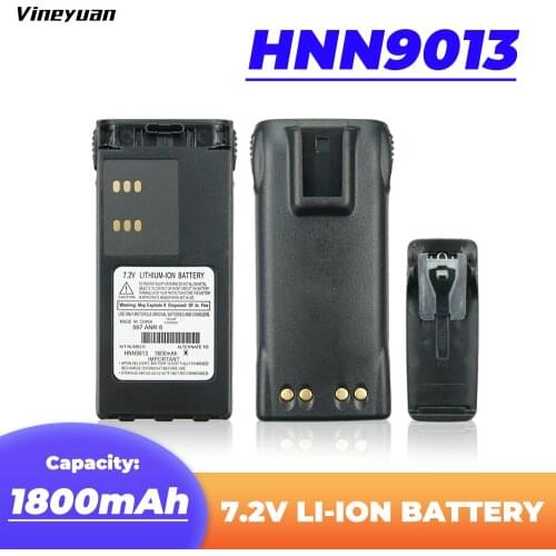 1800mAh Li-on Replacement Battery for Motorola Radio HT750 HT1250 GP320 GP328 GP338 HNN9008 HNN9008A HNN9008AR HNN9008H HNN9009