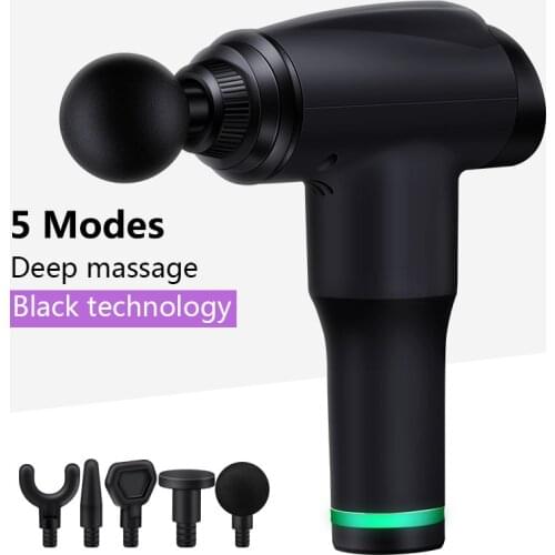 Youmay Massage Gun Deep Muscle Massager Body Exercising Relaxation Slimming Shaping Pain Relief Electric Massager 5 Heads & Bag
