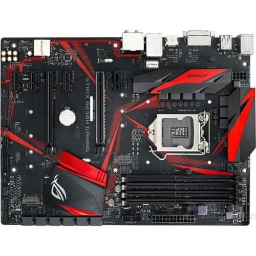 Asus ROG STRIX B250H GAMING DDR4 LGA 1151 B250 Desktop Motherboard 64GB USB2.0 USB3.0 DVI HDMI USED motherboard MAINBOARD