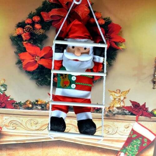 Navidad Ladder Santa Claus Christmas Ornaments Christmas Decoration Arvore De Natal Pendant Addobbi Natalizi Babbo Natale Noel