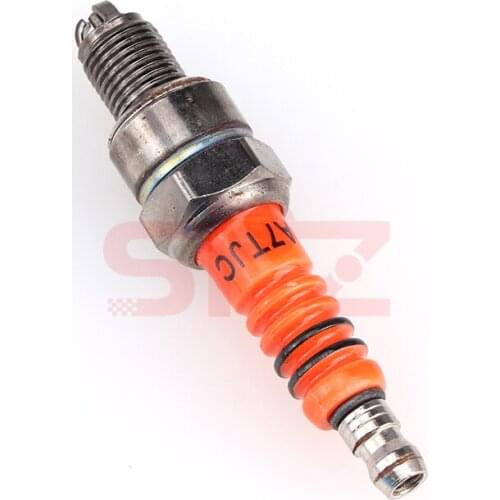 Suitable for GY6 50cc-150cc motorcycle 10mm 3 electrode accessories scooter motorcycle ATV off-road vehicle spark plug A7TJC