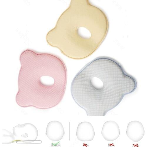 Newborn Shaping Pillow Anti-deviation Head Breathable Memory Foam Baby Boy Baby Girl Pillow Healthy Prevent Flat Head Pillows