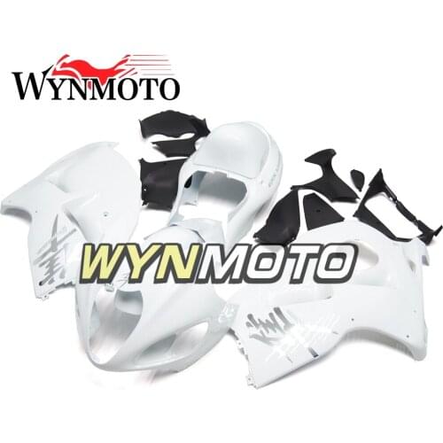 Complete Fairings Kit For GSXR1300 1997-2007 97-07 Injection ABS Plastics Full Fairings Kit Panels White Covers Cowlings Frames
