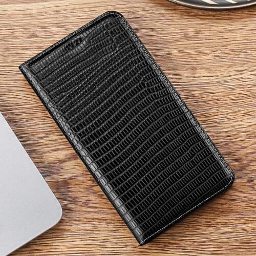 Luxury Lizard Grain Genuine Leather Flip Cover Case For OPPO Realme X XT X2 X3 K5 1 2 3 3i 5 5i 6 C1 C1 C2 C3 C11 Q X50 X50M Pro