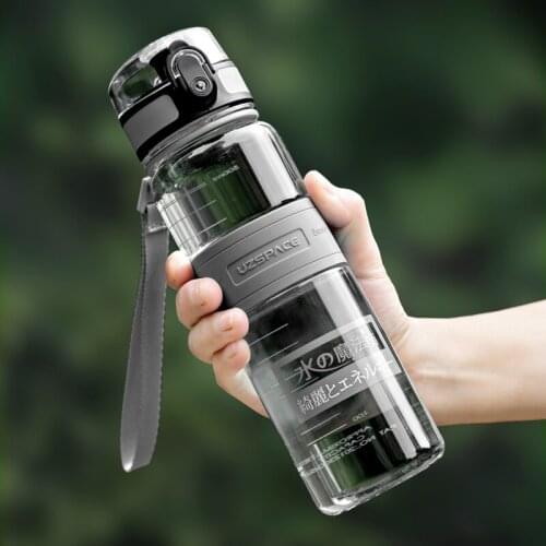 Water Bottles 500/1000ml BPA Free Shaker Outdoor Sport Tour Drink Bottle Portable Leakproof Ecofriendly Plastic Fruit Tea Bottle