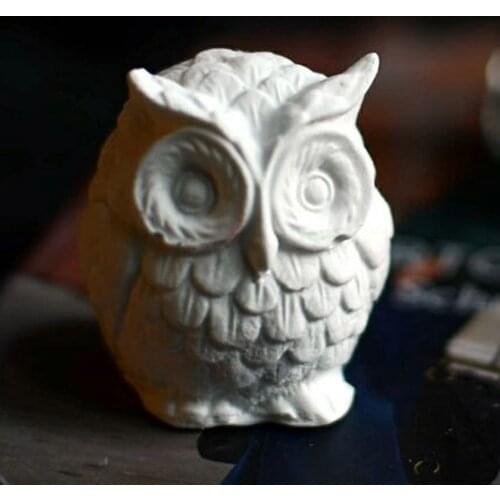Owl DIY Silicone soap mold handmade soap molds owl silica gel moulds owls candle mould owls cake decorations baking tools