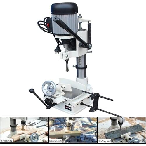 Square Hole Machine Punching Square Hole Machine Home Multi-function Woodworking Square Eye Drilling Machine JCM361A