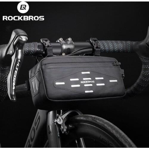 ROCKBROS Bicycle Bag Front Handlebar Cycling Bag Frame Basket Waterproof Multifuctional MTB Road Scooter Bike Bag Pannier