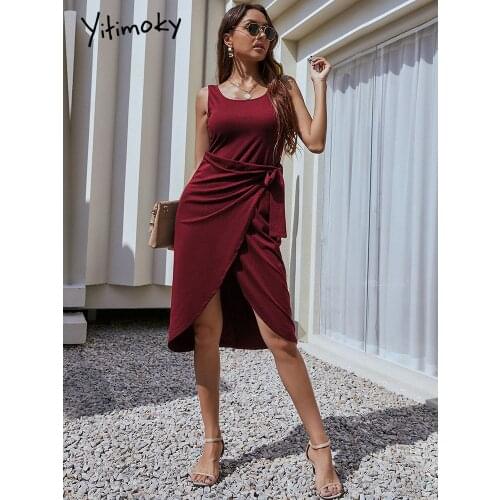 Yitimoky Summer Dresses With A Slit