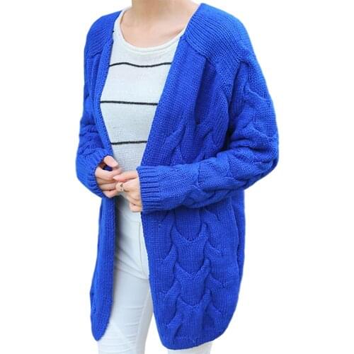 2021 Spring Autumn New Sweater Women European American Long Loose Sweaters Coat Knit Cardigan Jacket Clothing Vestidos MMY415