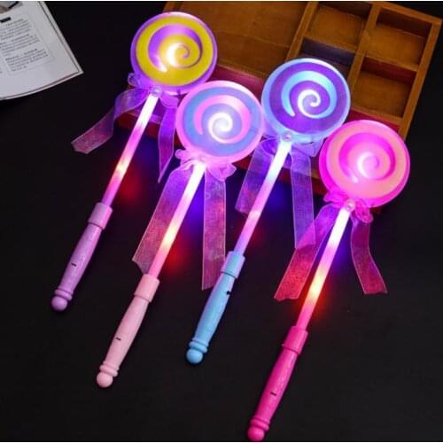 200pcs Children Glow Stick Colorful Flash Magic Stick Lollipop Led Flash Stick Wand Novelty Toy Led Vocal Concert SN736
