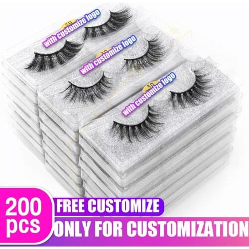 Free Customization Wholesale Eyelashes 3d Mink Lashes Natural Soft Makeup Tools In Bulk Colorful Package Vendor