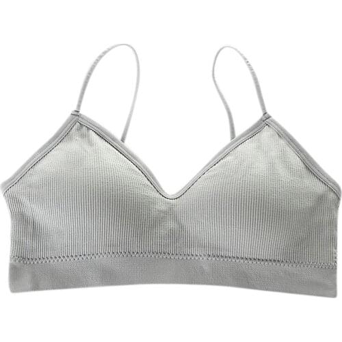 Push Up Bra For Women Elastic Gathering Anti-light Korean Style Bralette Wild Bra Tube Top Sexy No Rims Bra Summer