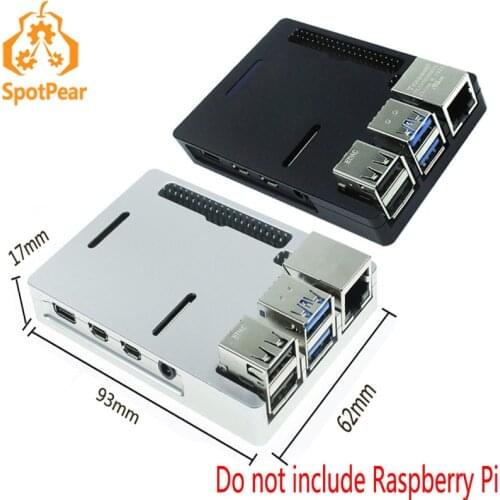 Raspberry Pi 4 Model B Aluminum Alloy Case Cooling Ultra Thin case for Raspberry Pi 4B