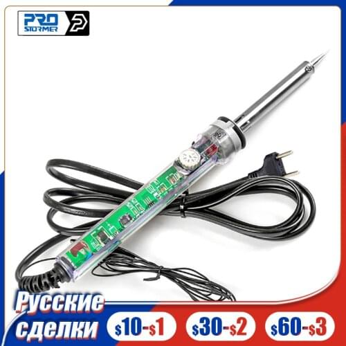 Electric soldering iron Adjustable Temperature Electric Solder Iron Rework Station Mini Handle Heat Pencil Welding Repair Tools