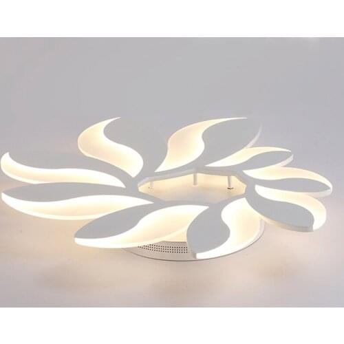 European Creative Warm White 36W LED Dining Room Bedroom Ceiling Light Modern Simple Acrylic Flush Mount Lamp Fixtures CL211