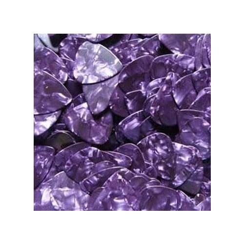 Purple Pearl Celluloid Guitar Picks, Blank Guitar Plectrum,0.71mm,Standard Shape