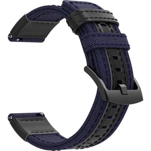 Canvas Nylon Wrist Strap strap For LG Watch/ LG Urbane/ LG R For Ticwatch Pro For Huawei Watch 2 Classic smart watch accessories