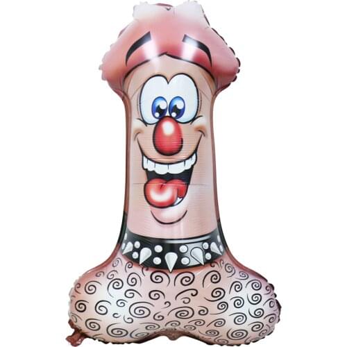 50x80cm Penis Inflatable Toys Bachelorette Party Decoration Big Penis Foil Balloons Aluminium Foil Balloon Hen Party Supplies