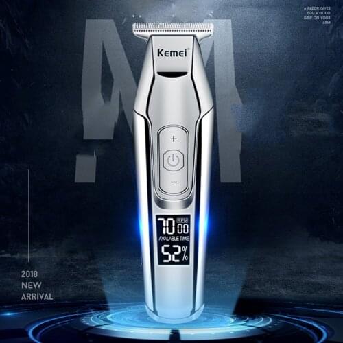 KEMEI Rechargeable Home Professional Men Electric Hair Clippers Shaver Beard Trimmer Hair Cutting Machine Beard Barber Hair Cut
