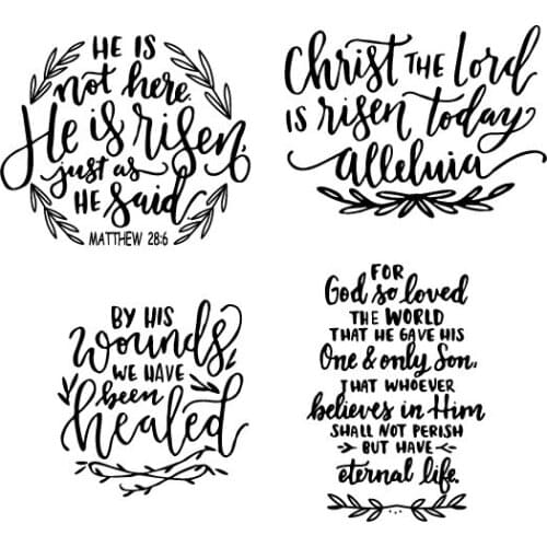 Letter Transparent Clear Stamps for DIY Scrapbooking/Card Making/Kids Christmas Fun Decoration Supplies