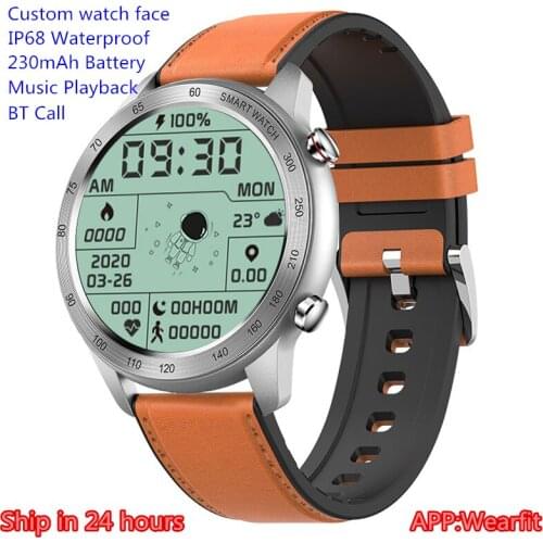 Original MX5 Smart Watch Men Custom Dial IP68 Waterproof Sport Smartwatch Music BT Call Playback Watches GT2 for Android Ios