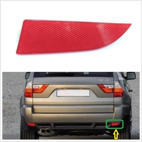 Right Side For BMW X3 E83 2006 2007 2008 2009 2010 Car Rear Tail Bumper Corner Reflector Decorative False Light Lamp