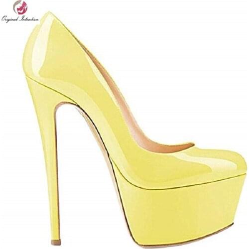 Womens Sexy Leopard High Heels Round Toe Platform 16CM Thin Heels Pumps Woman Shoes Wedding Party Stiletto Plus Size 35-45