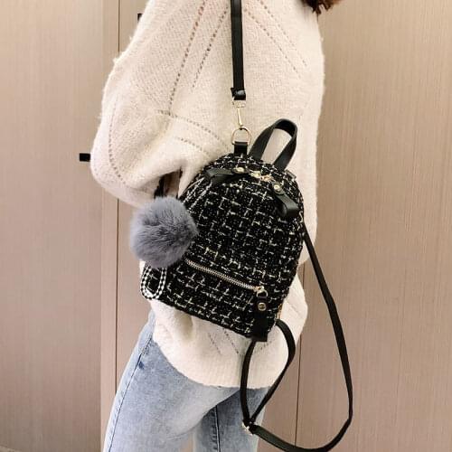 Womens Backpack Summer Girls Soft Textile Waterproof Laptop Backpack 15 6 Inches Female Bag