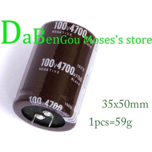 100v 4700uf 100% High Quality Capacitance Electrolytic Capacitor Radial 35x50mm +/- 20