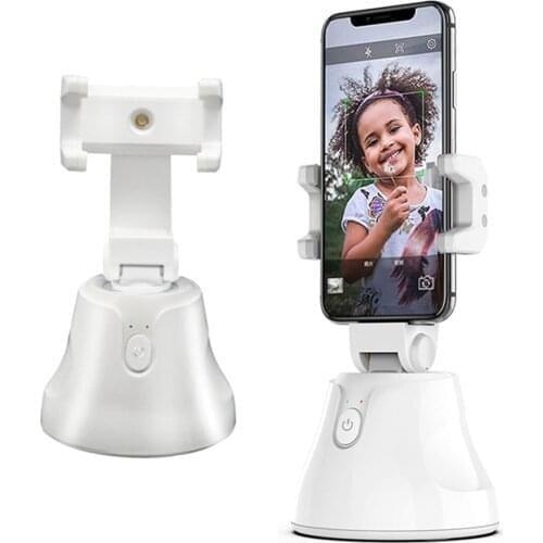 2020 Portable Auto-tracking Smart Capture Selfie Sticks 360 Rotation Auto Face Tracking Camera Smart Shooting Auto Phone Holder