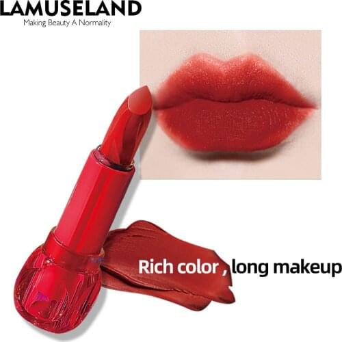 3Pcs/Set Waterproof Long-lasting Lipstick Red Color Lip Stick 3.6g*3 #N7708