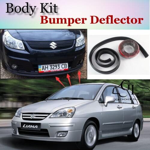 Bumper Lip Deflector Lips For Suzuki Aerio / Liana Front Spoiler Skirt For TopGear Fans to Car Tuning View / Body Kit / Strip