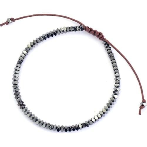 Classic Simpleness Bracelet Electroplating Color Black Gallstone Retro Man Armband Round Smooth Fashion Party Wedding Pulseras