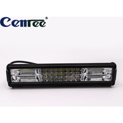 CENREE 1PCS 3-Row 276W IP67 9200LM 6000K Combo Beams Led Work Light Bar for Truck SUV ATV 4x4 4WD Off Road LED Light Bar