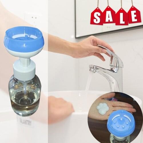 Bear Paw Type Liquid Soap Dispenser Soap Foam Flower Shape Shower Gel Foam Pump ( NO Bottle) Hand Wash Press Out Foam Pump Head