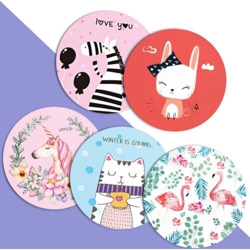 FONKEN Anime Mouse Pad Cute Cat Rabbit Desk Mat For Macbook Samsung Laptop Mousepad PC Mice Pad For Office Travel Kawaii Pad