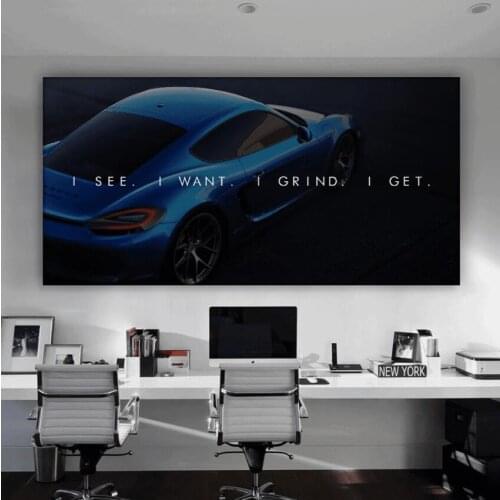 I Grind I See Inspiration Words Quotes Canvas Motiviation Painting Wall Art Bedroom Pictures For Living Room Posters Home Decor