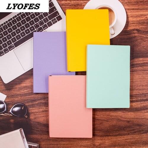 Stationery Journals Notepad Budget Book Soft Cover Agenda Planner Diary Korean Office School Supplies Kawaii Cute Grid Notebooks