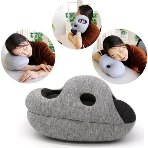 Lightweight Student Rest Nap Cotton Particle Pillow Office Airplane Travel Pillow Head Rest Chin Support Glove Shape Hand Pillow