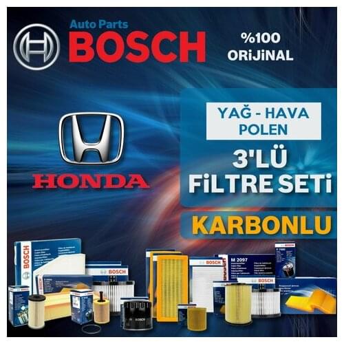 For Honda Civic 1.6 Fb7 Bosch Filter Care Set 2013-2016