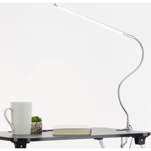 Long Arm Table Lamp 48 Leds Clip Mounted Office Led Desk Lamp Usb Flexible Eye-Protection Reading Lamps For Bedroom Reaing