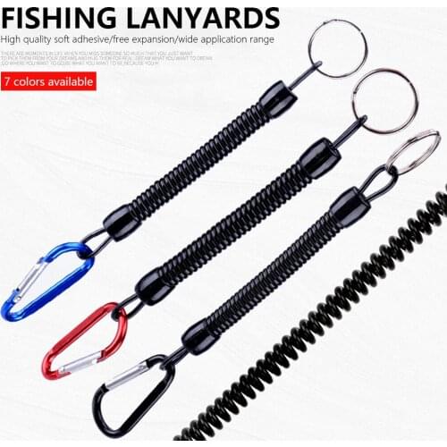 New 1PC Fishing Lanyards Boating Multicolor Ropes Kayak Camping Secure Pliers Lip Grips Tackle Fish Tools Fishing Accessory
