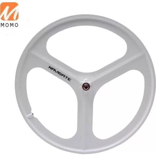 Magnesium Alloy bike wheel 700C bike rim 3 spokes fixie Bicycle Mag front rear wheel Mag Alloy Fixed gear bike wheels Rims