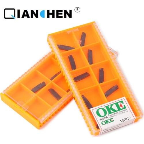 OKE 10pcs/lot High Precision High Performance High Strength CNC MGMN200-G OP1215 Industry Carbide Inserts Internal Turning Tool