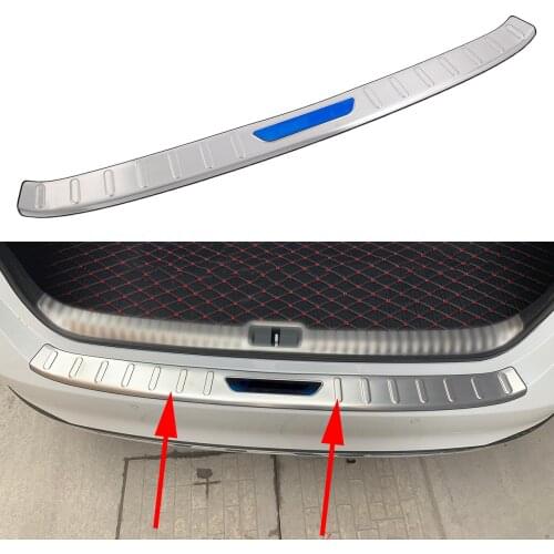 Rear Trunk Sill Pated Guard Cover Molding Trim Fit For Lexus ES350 ES300h 2019 2020 2021 Accessories Stainless Steel