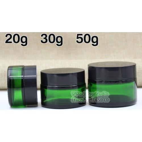 30g/ml Transparent empty cosmetic cream jar bottle Acrylic cream bottle cap/Sub bottle/cosmetics Bottle glass 200pcs/lot