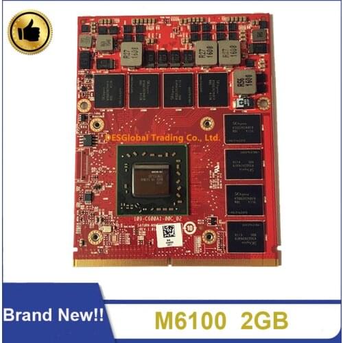 Brand New M6100 Graphics Video Card GPU 216-0843006 2GB DDR5 109-C600A1-00C CN-0K5WCN 0K5WCN for Laptop Dell M6600 M6800 M15X