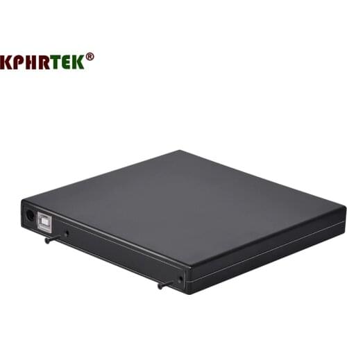 1PC kphrtek 12.7mm USB 2.0 External DVD/CD-ROM Case For Laptop Desktop PC Optical Disk Drive SATA To SATA External DVD Enclosure